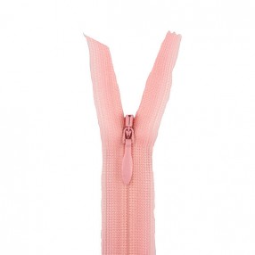 YKK INVISIBLE CLOSED END ZIP - PINK PRISM