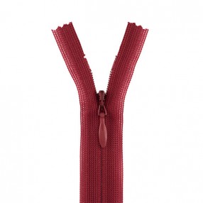 YKK INVISIBLE CLOSED END ZIP - CHILI PEPPER