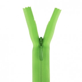 YKK INVISIBLE CLOSED END ZIP - GREEN GRASS