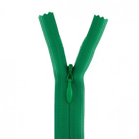 YKK INVISIBLE CLOSED END ZIP - GREEN LEAF