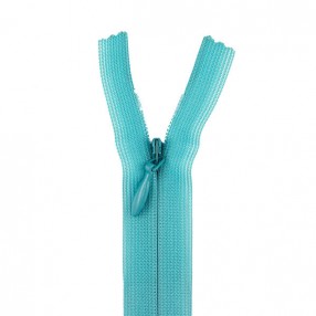 YKK INVISIBLE CLOSED END ZIP - TURQUOISE