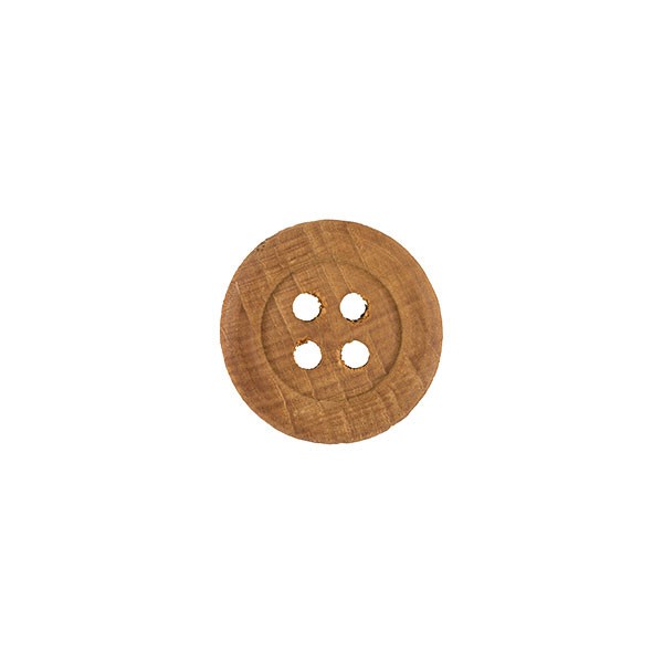 WOOD BUTTON - NATURAL