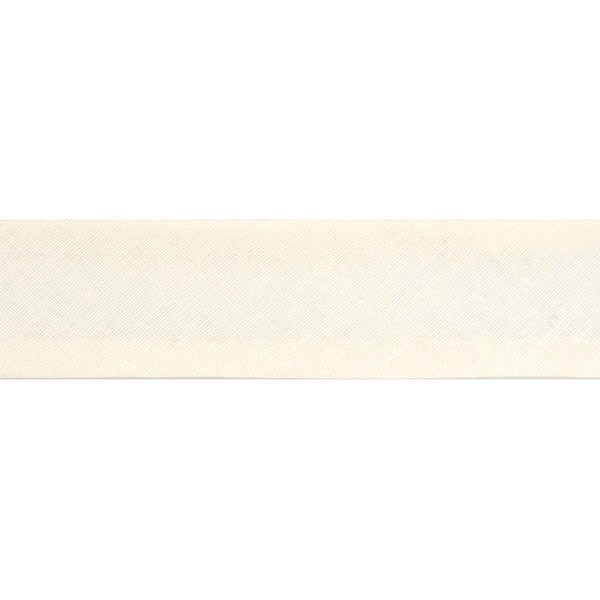 FOLDED COTTON BIAS BINDING 14MM - NATURAL READY FOR TINT