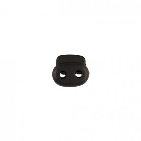 THECHNICAL CORD STOPPER DOUBLE 3,5MM - BLACK