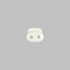THECHNICAL CORD STOPPER DOUBLE 3,5MM - WHITE