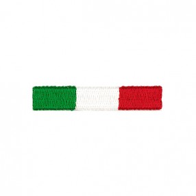 ITALIAN IRON-ON FLAG MOTIF 10x60MM