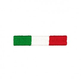 ITALIAN IRON-ON FLAG MOTIF 10x60MM