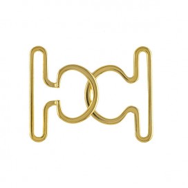 SAVOY KNOT METAL BUCKLE 60MM - GOLD