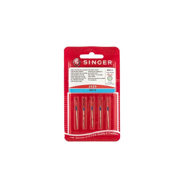 SINGER SEWING MACHINE NEEDLES FOR WOVEN FABRICS 2020  90/14