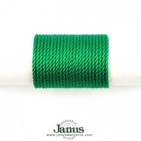TWISTED CORD EMERALD GREEN1,5MM