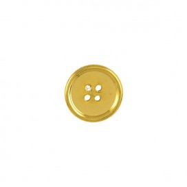 4 HOLES METAL BUTTON - GOLD
