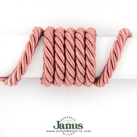 TWISTED SATIN ROP CORD - ANTIQUE PINK