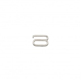 METAL HOOK FOR STRAPS 10MM - SILVER