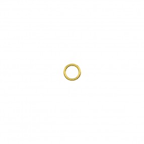 METAL RING FOR STRAPS 6MM - GOLD