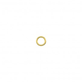 METAL RING FOR STRAPS 6MM - GOLD
