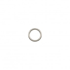METAL RING FOR STRAPS 10MM - SILVER