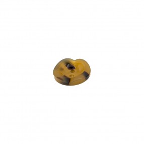 2-HOLES CUPPED BUTTON - TORTOISE