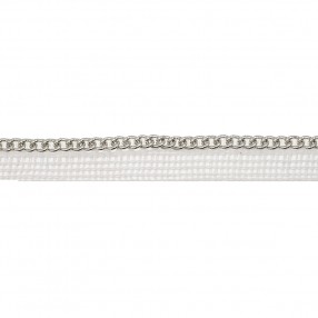 TRIMMING CHAIN 10MM - WHITE SILVER