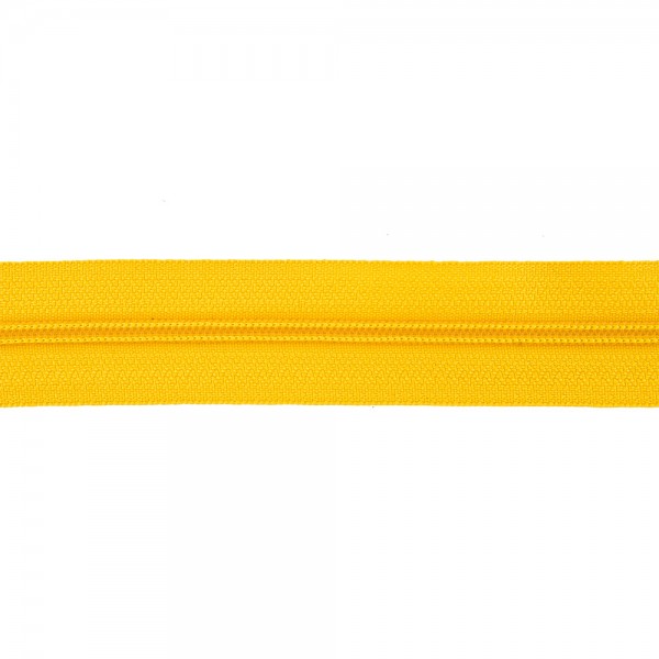 CONTINUOUS CHAIN ZIP 4MM - YELLOW