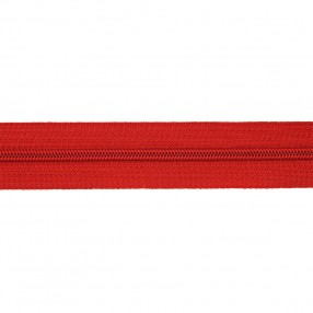 CONTINUOUS CHAIN ZIP 4MM - RED