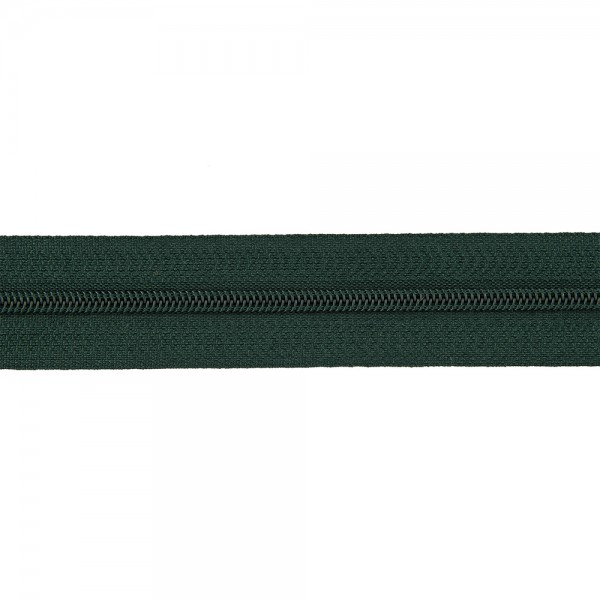 CONTINUOUS CHAIN ZIP 4MM - GREEN