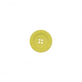 4-HOLES BUTTON HEMP WITH RIM - LIME YELLOW