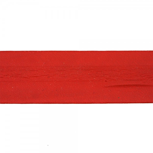 FAUX LEATHER BIAS BINDING 25MM - RED