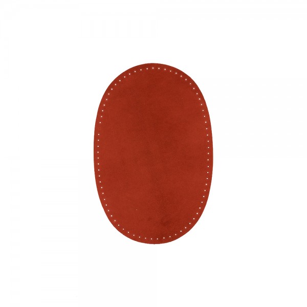 PATCHES SUADE LEATHER SEW-ON - TOMATO RED