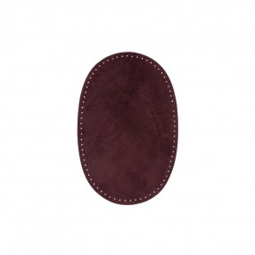 PATCHES SUADE LEATHER SEW-ON - BORDEAUX