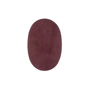 PATCHES SUADE LEATHER SEW-ON - WINE