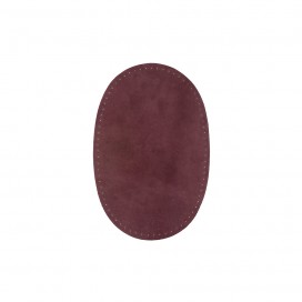 PATCHES SUADE LEATHER SEW-ON - WINE