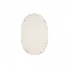 PATCHES NAPPA LEATHER SEW-ON - WHITE