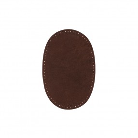 PATCHES NAPPA LEATHER SEW-ON - BROWN