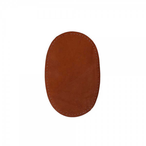 PATCHES NAPPA LEATHER SEW-ON - MAHOGANY RED