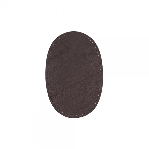 PATCHES NAPPA LEATHER SEW-ON - GREY BROWN