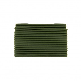 ROUND ELASTIC CORD - FOREST GREEN
