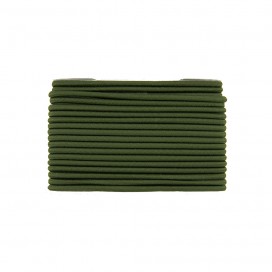 ROUND ELASTIC CORD - FOREST GREEN