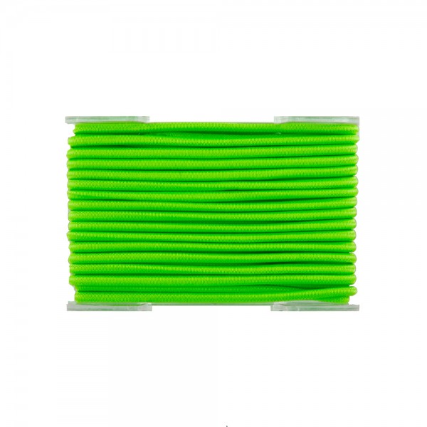 ROUND ELASTIC CORD - FLUO GREEN