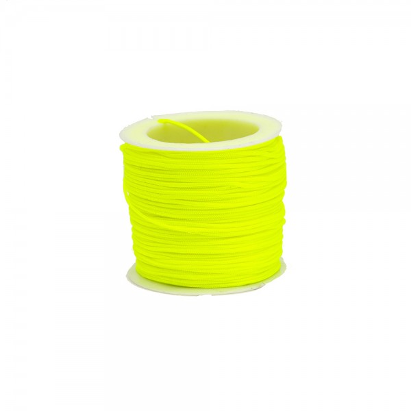 SMALL ACRYLIC CORD 1,2MM - FLUO YELLOW