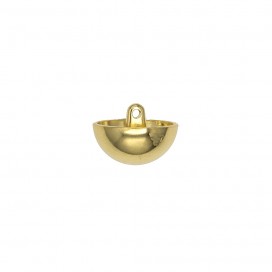 DOME SHANK METAL BUTTON - GOLD