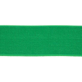 SOFT ELASTIC RIBBON 38MM -  BRIGHT GREEN