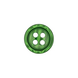 4-HOLES THICKNESS PEARL BUTTON - GREEN