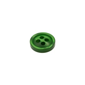 4-HOLES THICKNESS PEARL BUTTON - GREEN