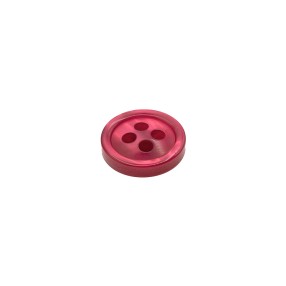 4-HOLES THICKNESS PEARL BUTTON - CARDINAL