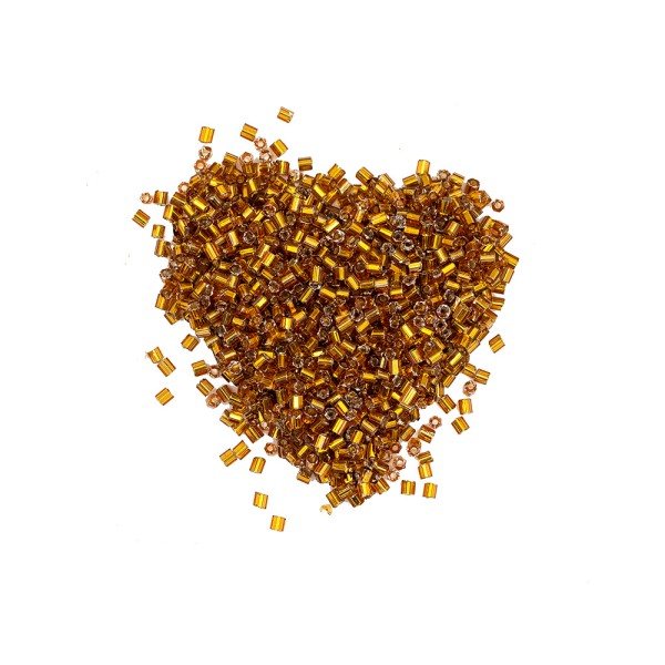 SEED BEADS SMALL - AMBER BROWN