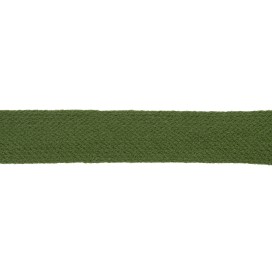KNITTED ACRYLIC BRAID - OLIVE GREEN