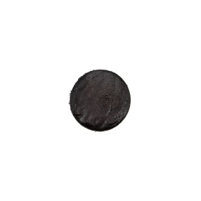 LEATHER BUTTON - BROWN