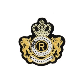 SEQUINS IRON-ON PATCH - ROYAL
