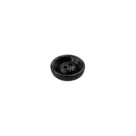 2-HOLES POLYESTER CUP BUTTON - BLACK