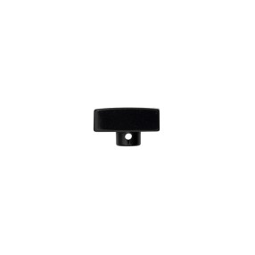 SQUARE BUTTON WITH SHANK - BLACK